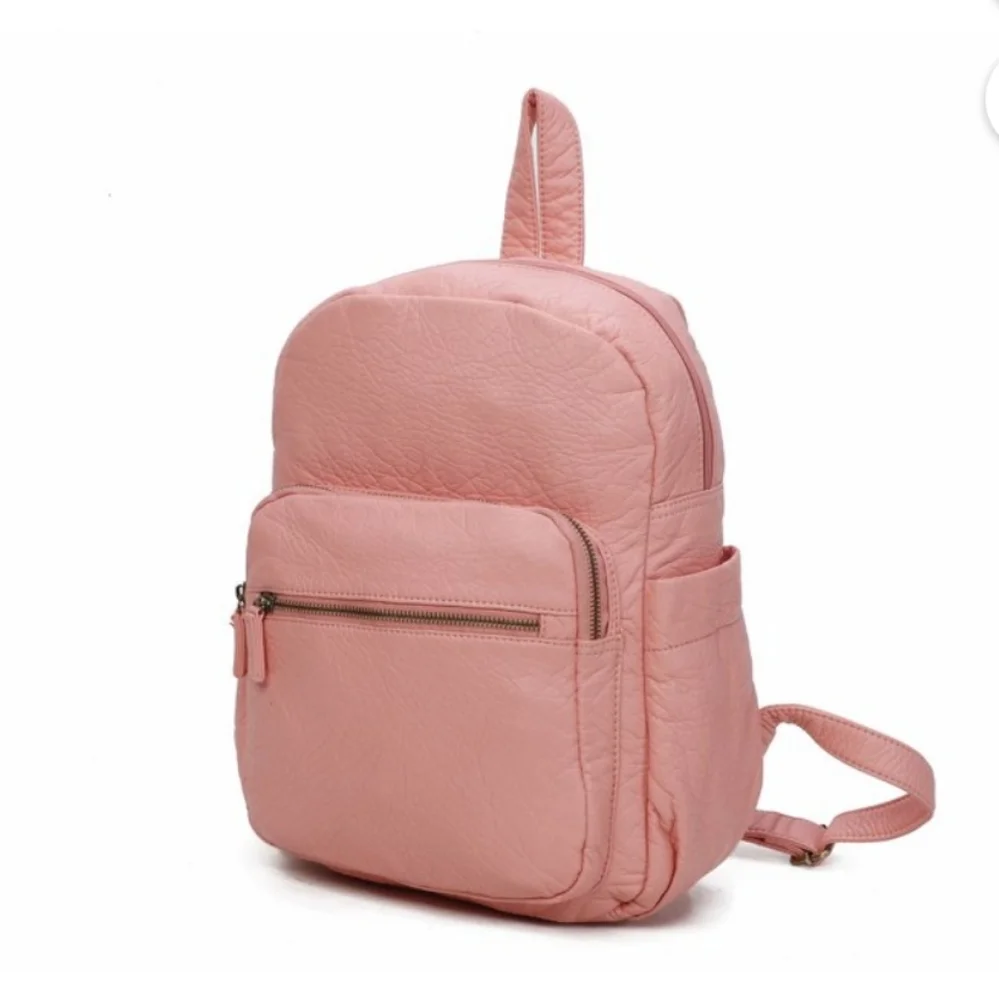 NWT Ampere Creations Marie Backpack Rose Pink Vegan Leather Backpack